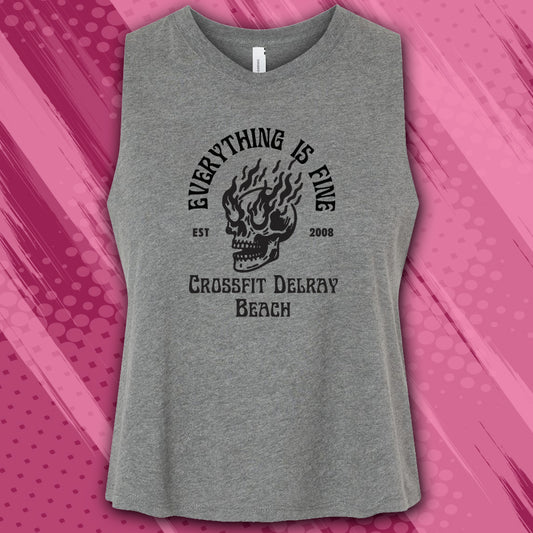 CDB 6682 EVERYTHING IS FINE RACERBACK TANKS