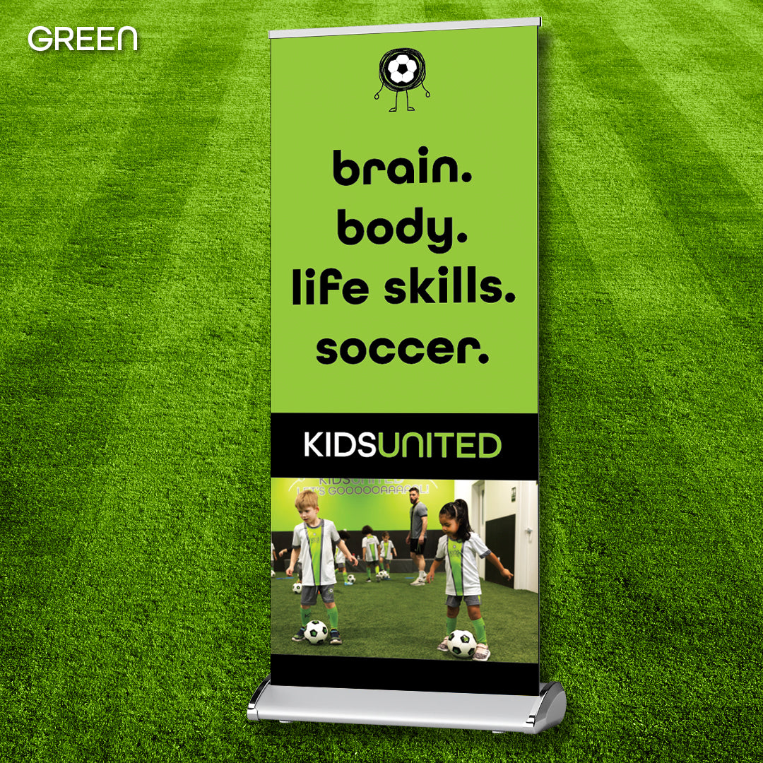 33"x81" BRAIN BODY RETRACTABLE BANNERS