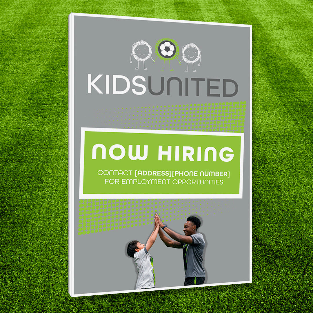 24"x36" NOW HIRING FOAMCORE BOARD